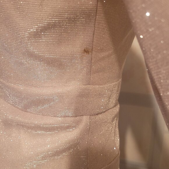 Sparkly Pink Romper Nic + Jo Forever 21 Sz Medium Disco Groovy Elvis - Picture 3 of 3